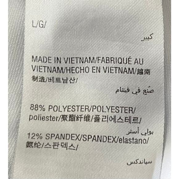 IDEOLOGY HIGH-RISE ACTIVEWEAR CAPRI LEGGING, WOMENS, L, YELLOW GREEN PINK FLORAL - Picture 9 of 10